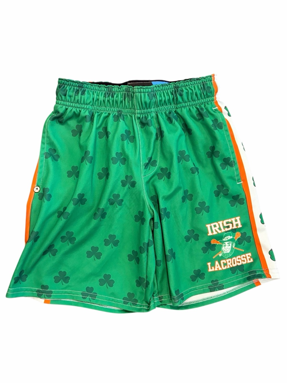 Kid’s Lacrosse Unlimited “Irish Lacrosse” Athletic Shorts, Youth Small